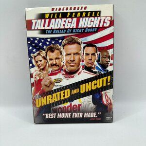 Talladega Nights The Ballad Of Ricky Bobby DVD 2006 Unrated Will Ferrell Comedy